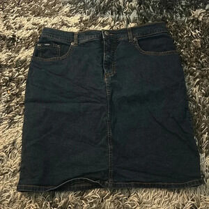 Blue IZOD Jean Skirt